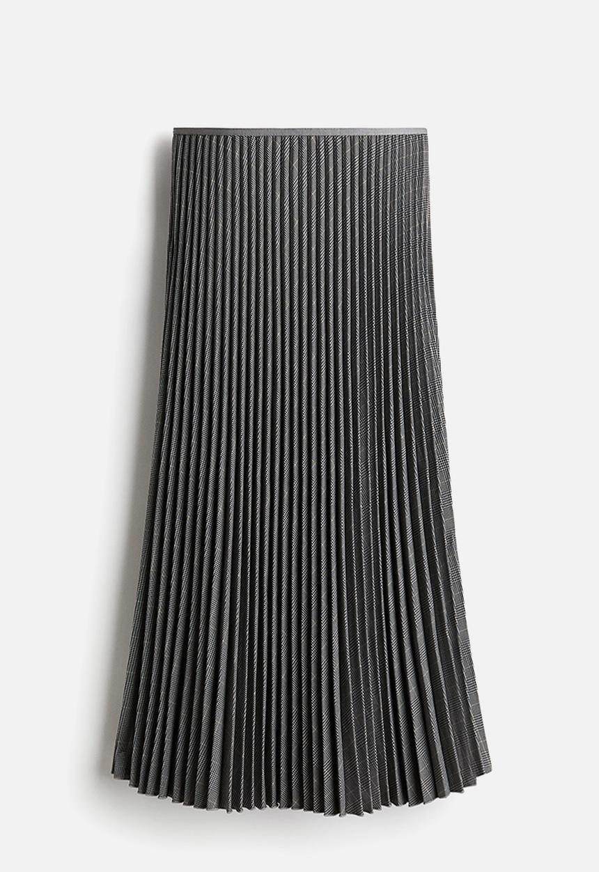 H&M - Pleated skirt - dark grey
