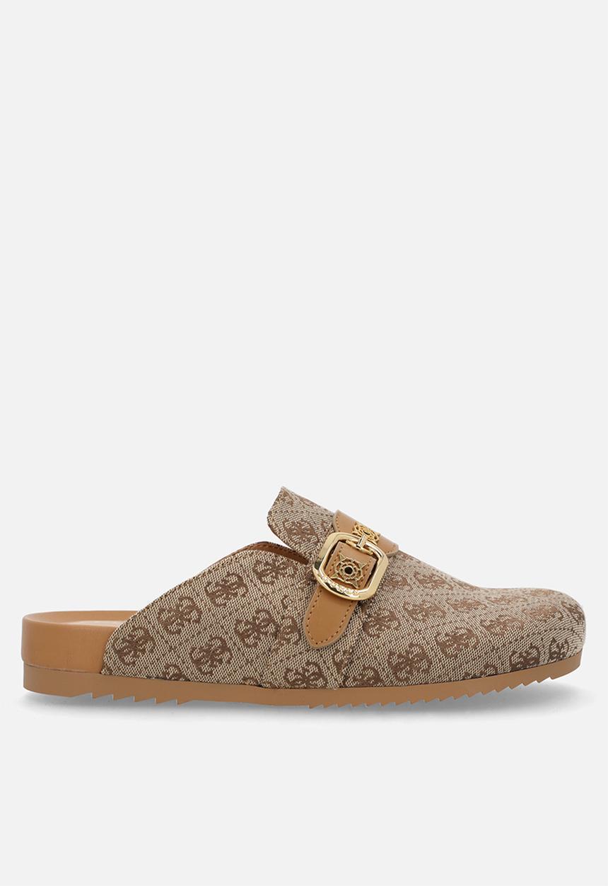 GUESS - Galavanta slipper - beige+brown01/caramel g4