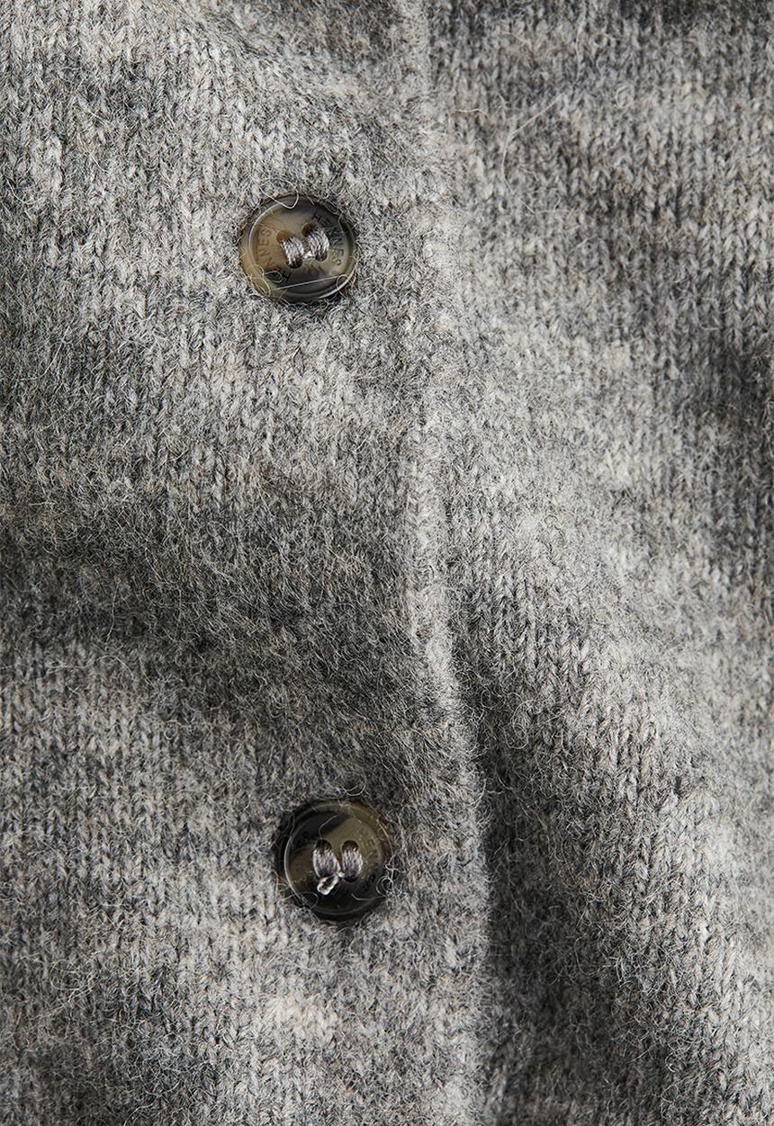 H&M - Collared cardigan - grey marl