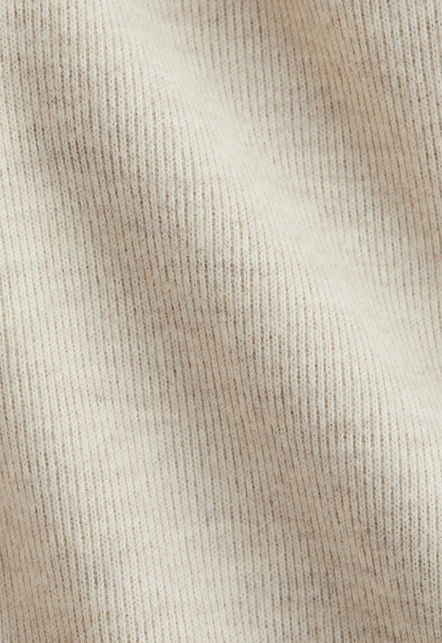 H&M - Loose-fit fine-knit top - light beige marl 