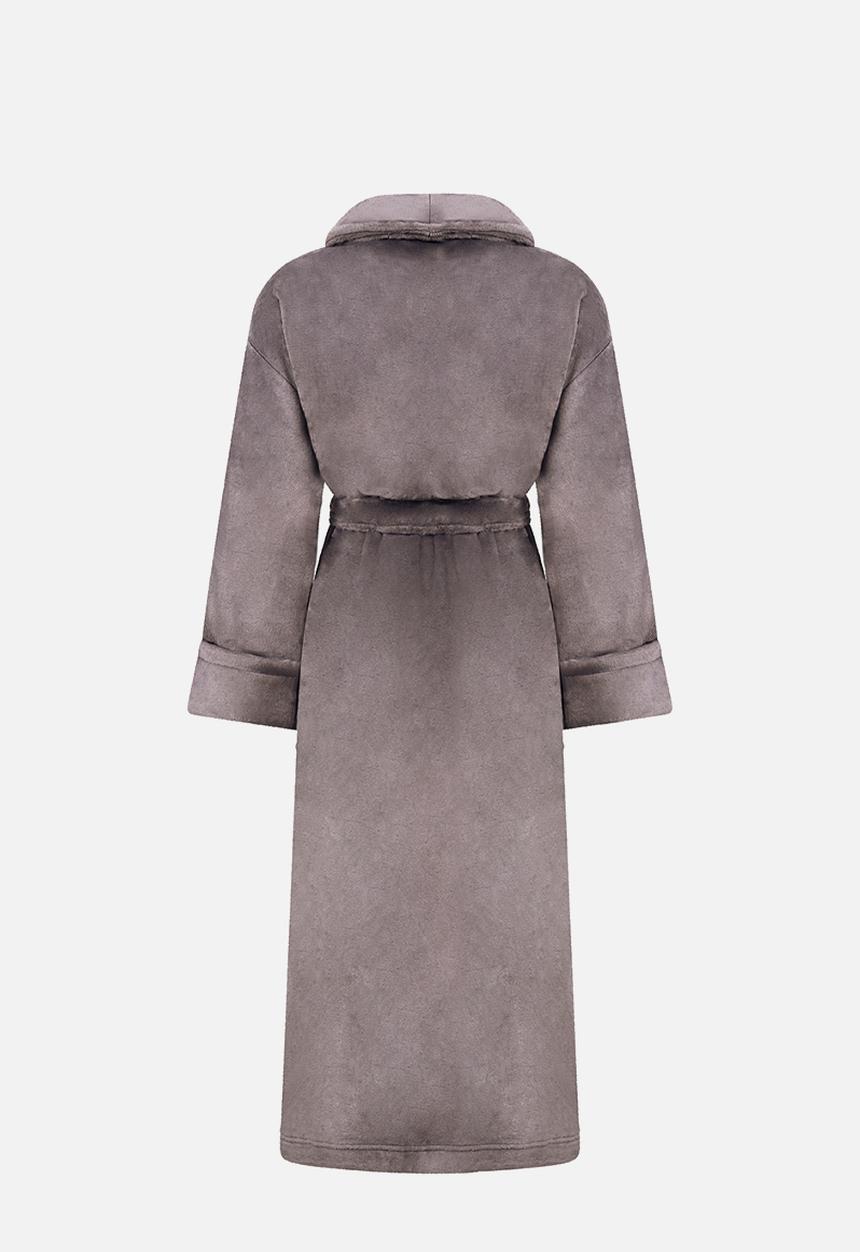 Hunkemoller - Robe long soft fleece - volcanic glass