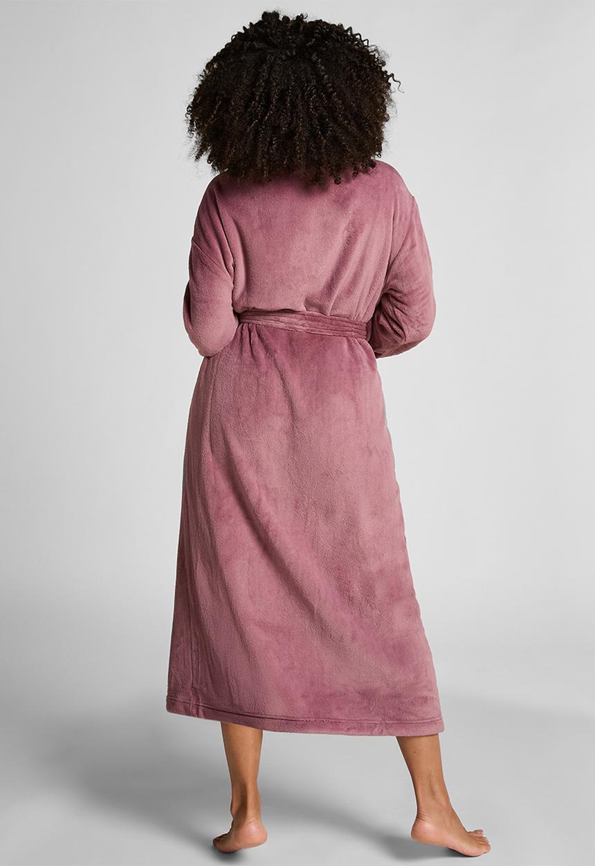 Hunkemoller - Robe long soft fleece - purple