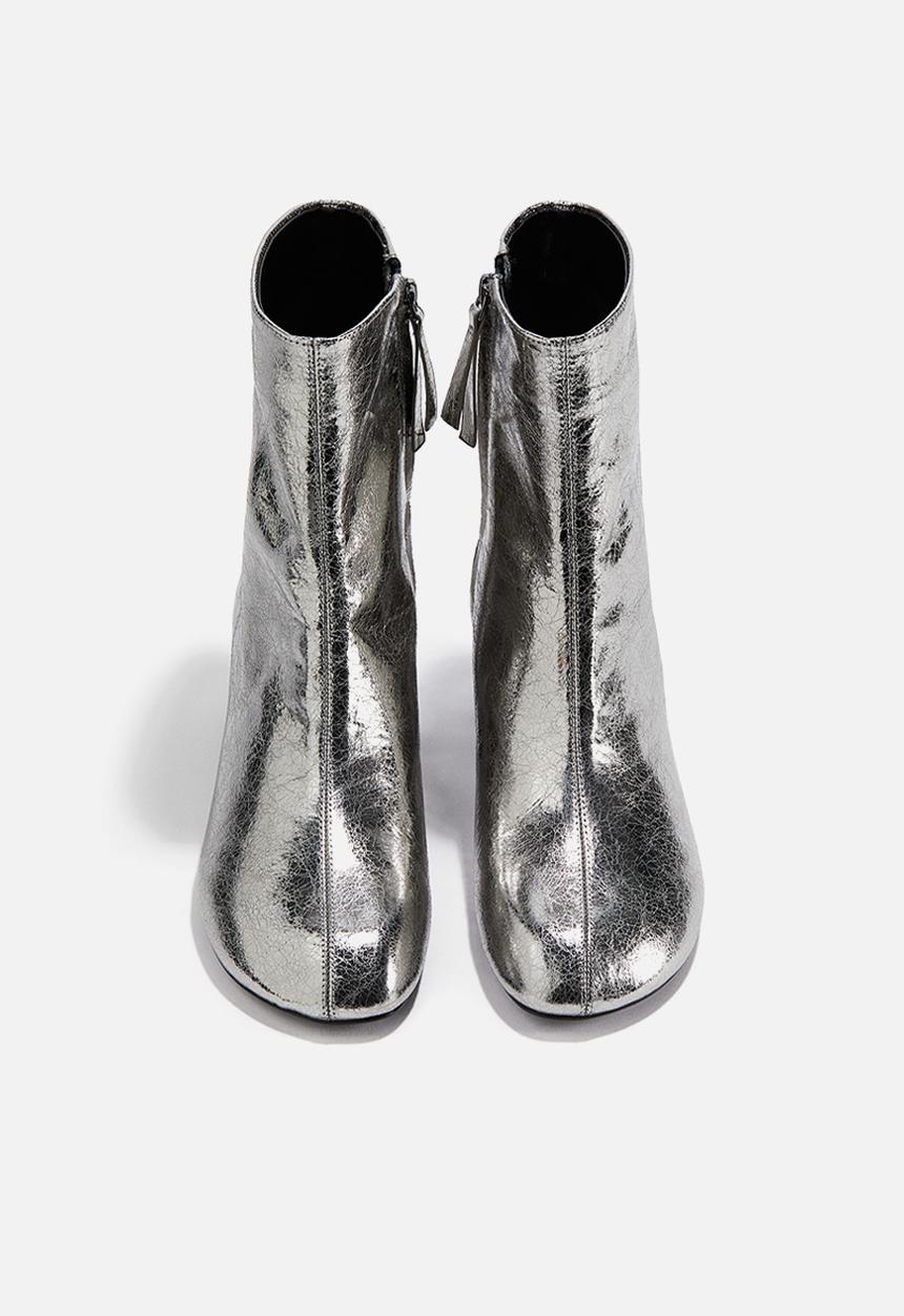 H&M - Ankle boots - silver-coloured