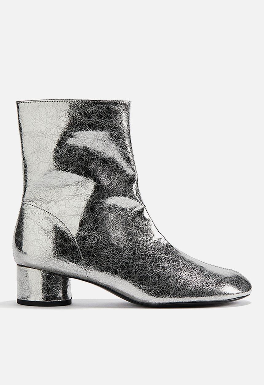H&M - Ankle boots - silver-coloured