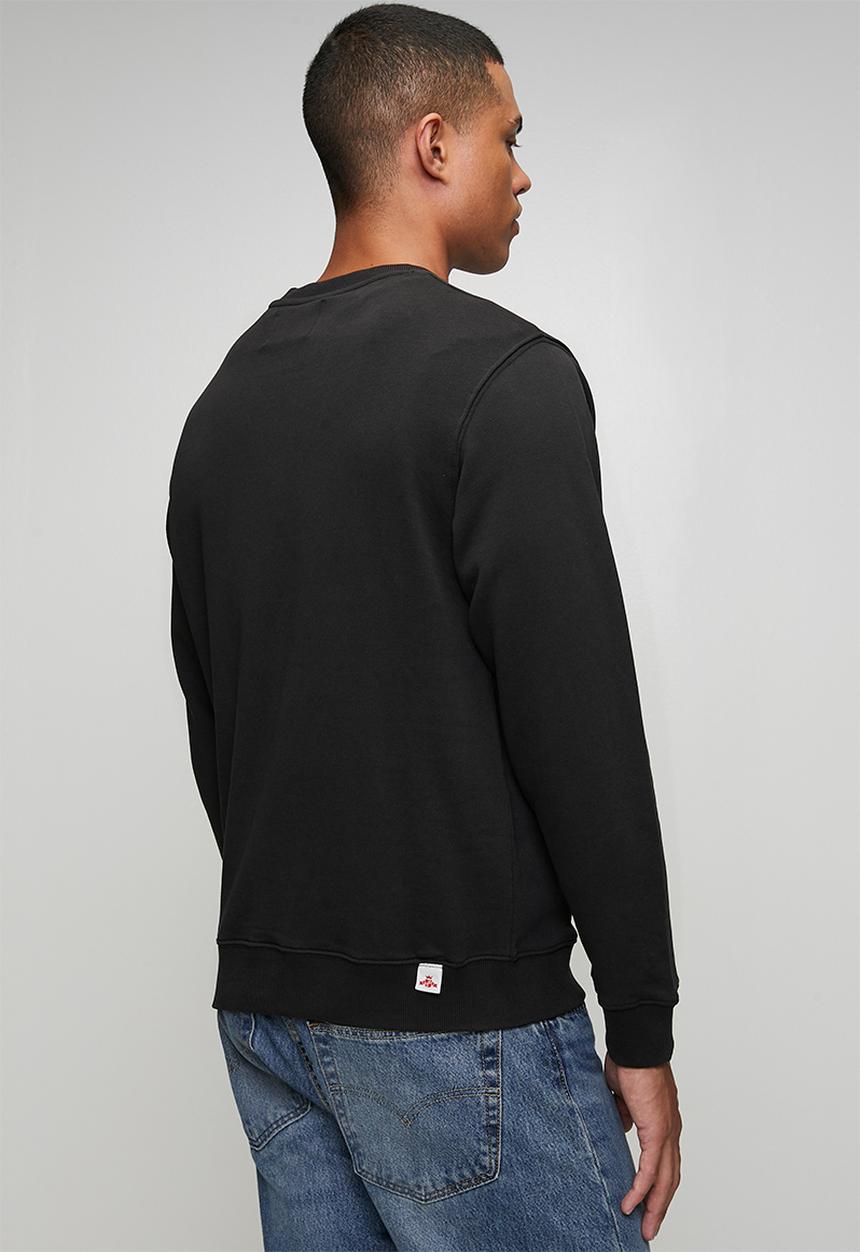 Replay - Cotton Terry Fleece Pull Over - Black