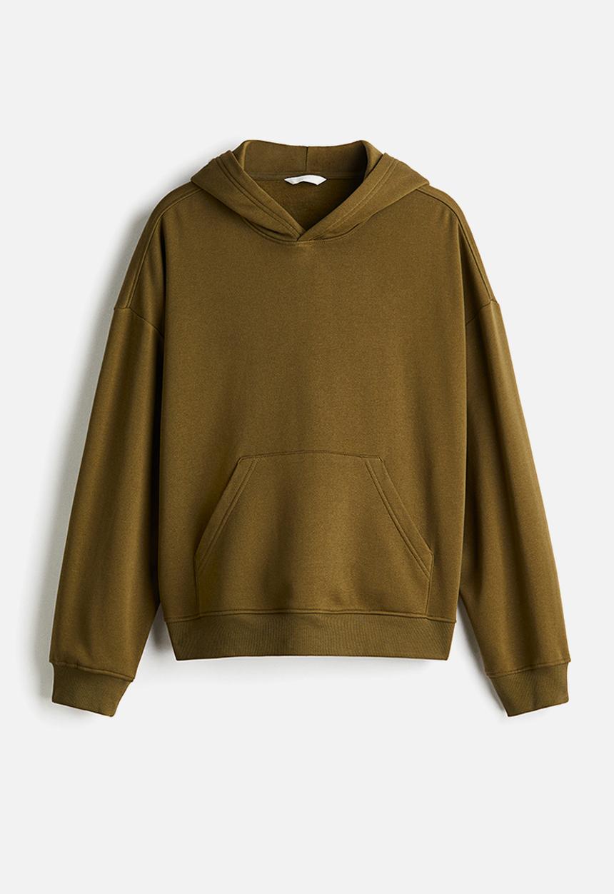 H&M - Hoodie - khaki green
