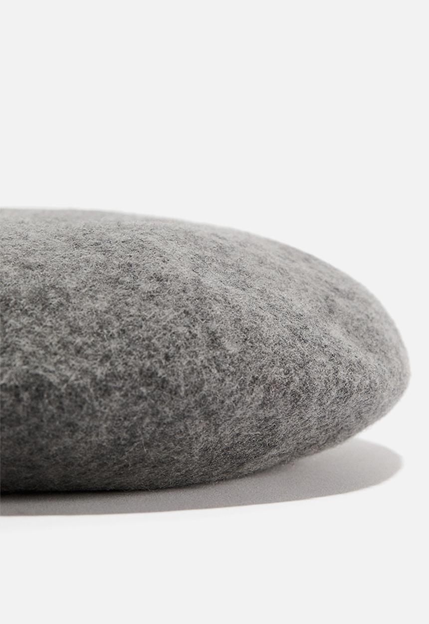 H&M - Wool beret - grey marl 