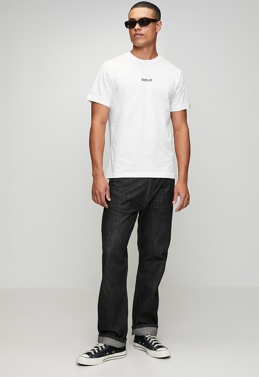 Replay - Basic Logo T-Shirt - White