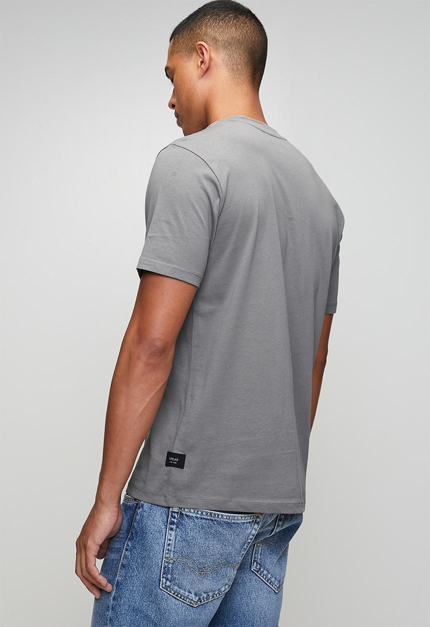 Replay - Tonal Logo Essential Tee - Grey