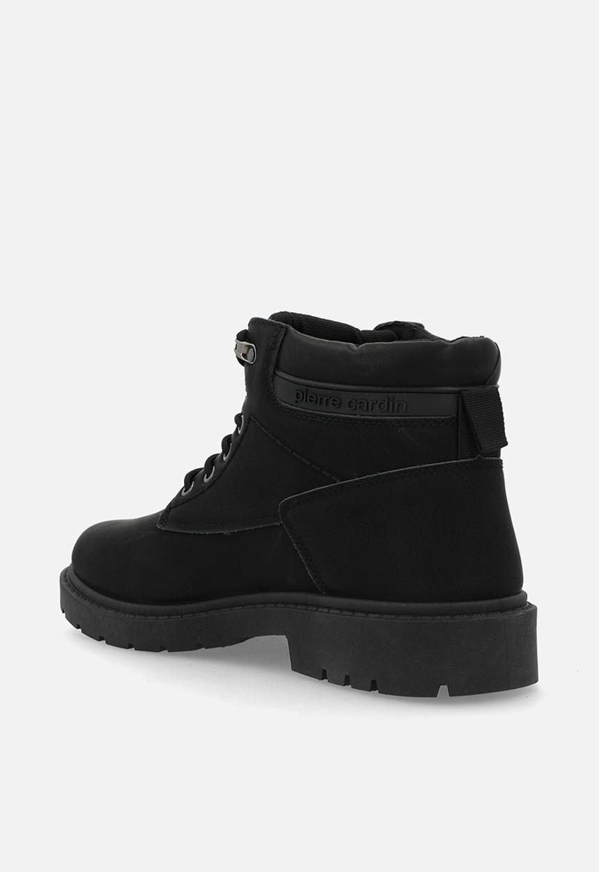 Pierre Cardin - Tim Lace Up Boot - Black Mono