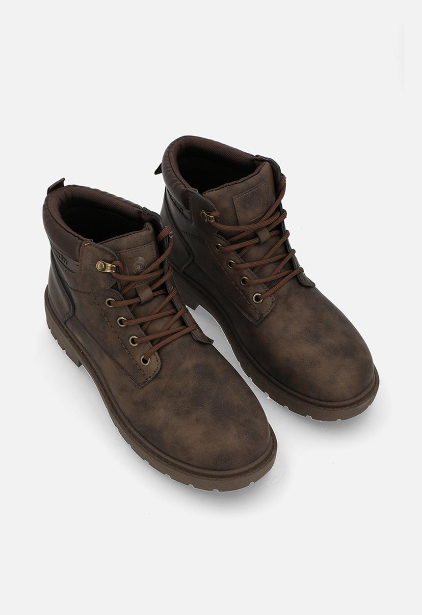 Pierre Cardin - Tim Lace Up Boot - Brown Mono