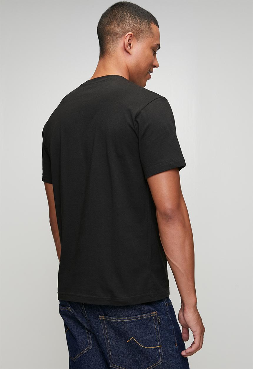Replay - Piece Dyed Heavy Jersey Cotton T-shirt - Black