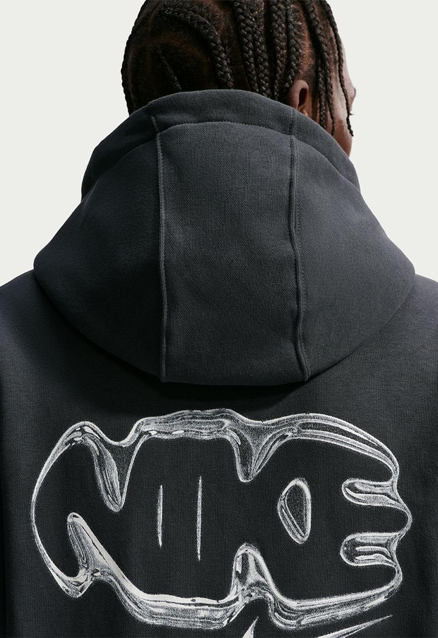 【USA古着】nike NSW WR MNFLMNT zip-hoodie Nsw Sf Gfx Fz Hoodie - Anthracite
