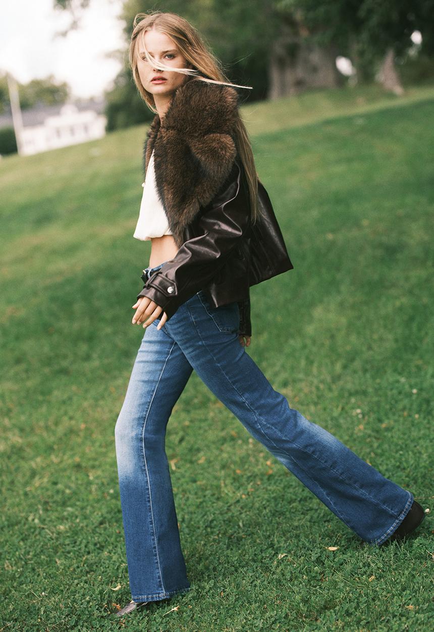 H&M - Flared high jeans - denim blue
