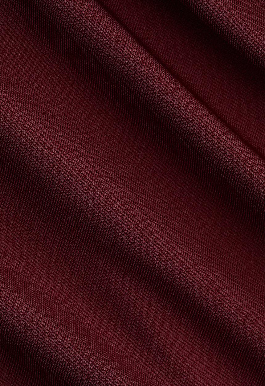 H&M - Drawstring-detail dress - burgundy 