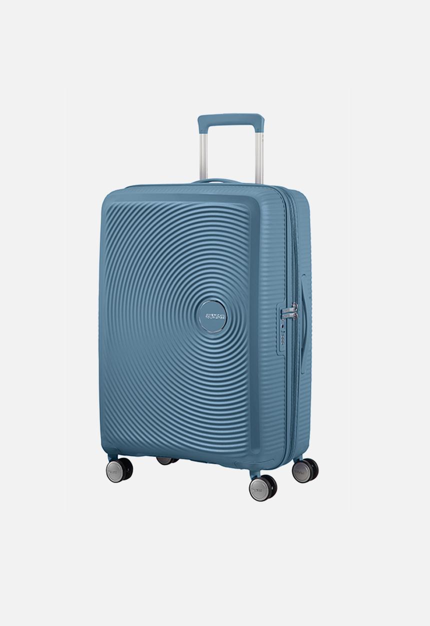American Tourister - At Soundbox Medium Spinner - Stone Blue