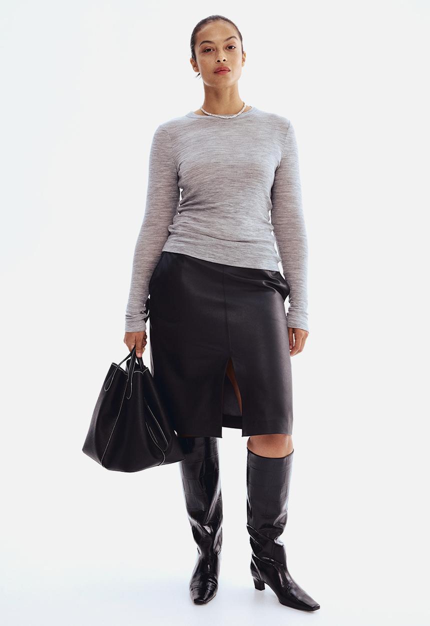 H&M - Pencil skirt - black
