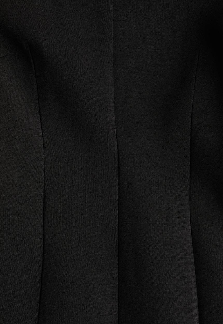 H&M - Boat-neck mini dress - black