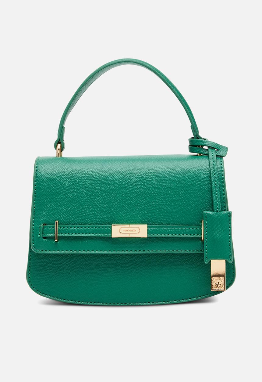 Anne Klein - Cambodia Flap Saddle W/ Detachable Strap Bag-Palm Leaf