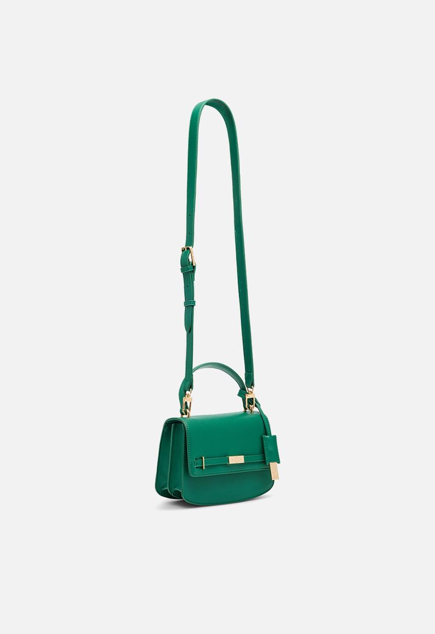 Anne Klein - Cambodia Flap Saddle W/ Detachable Strap Bag-Palm Leaf