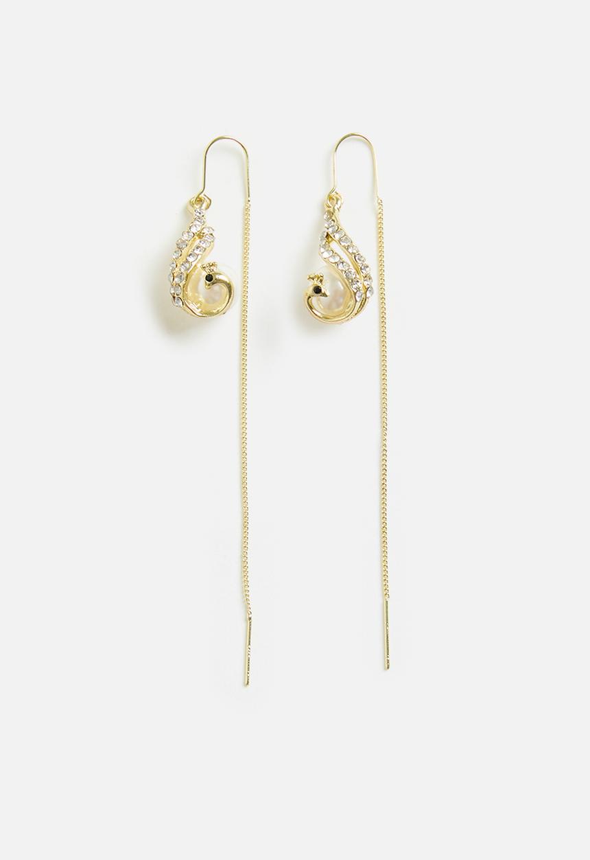 Tessa Design - Davina Pearl Tassle Earring - Gold