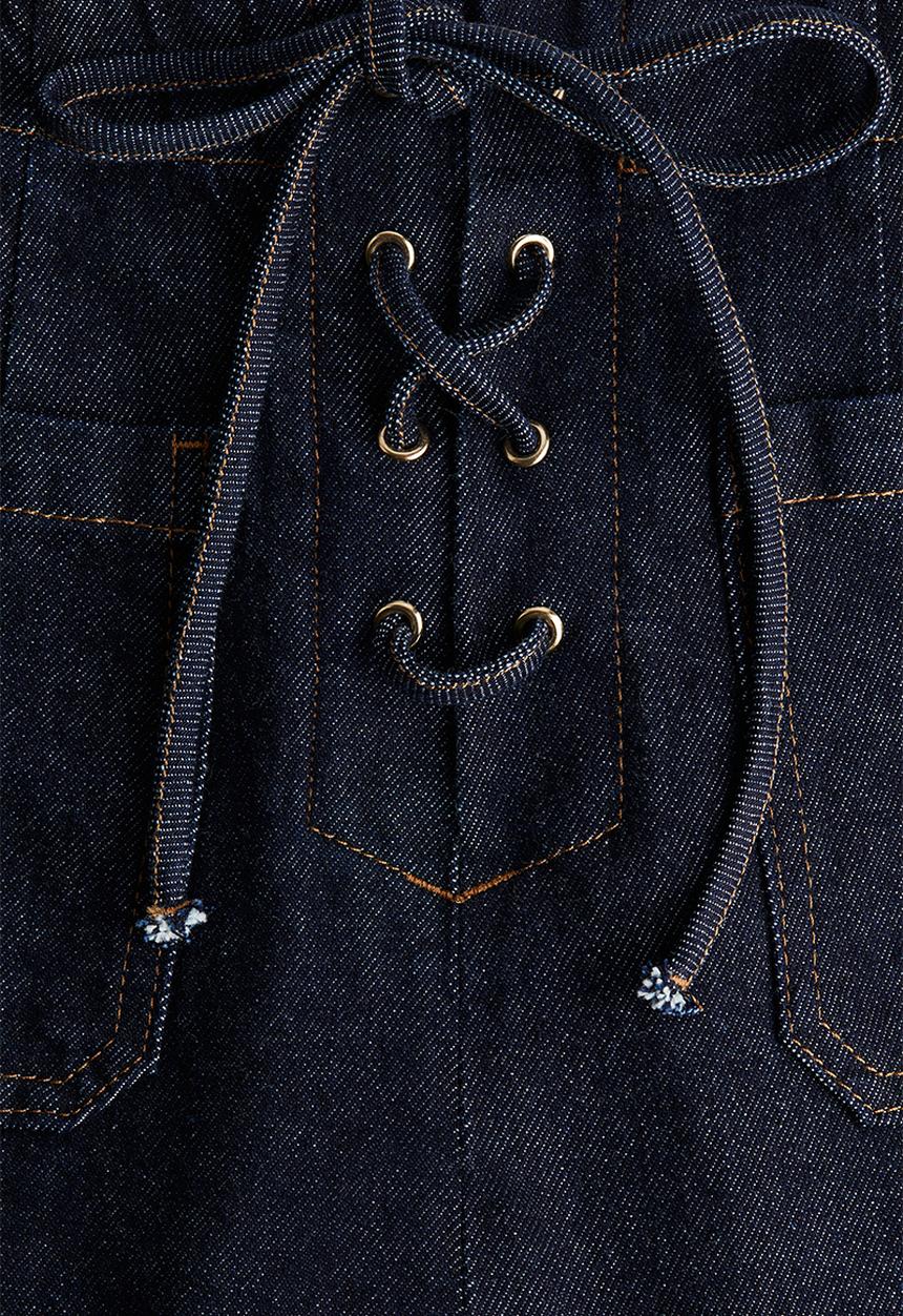H&M - Flared high jeans - dark denim blue