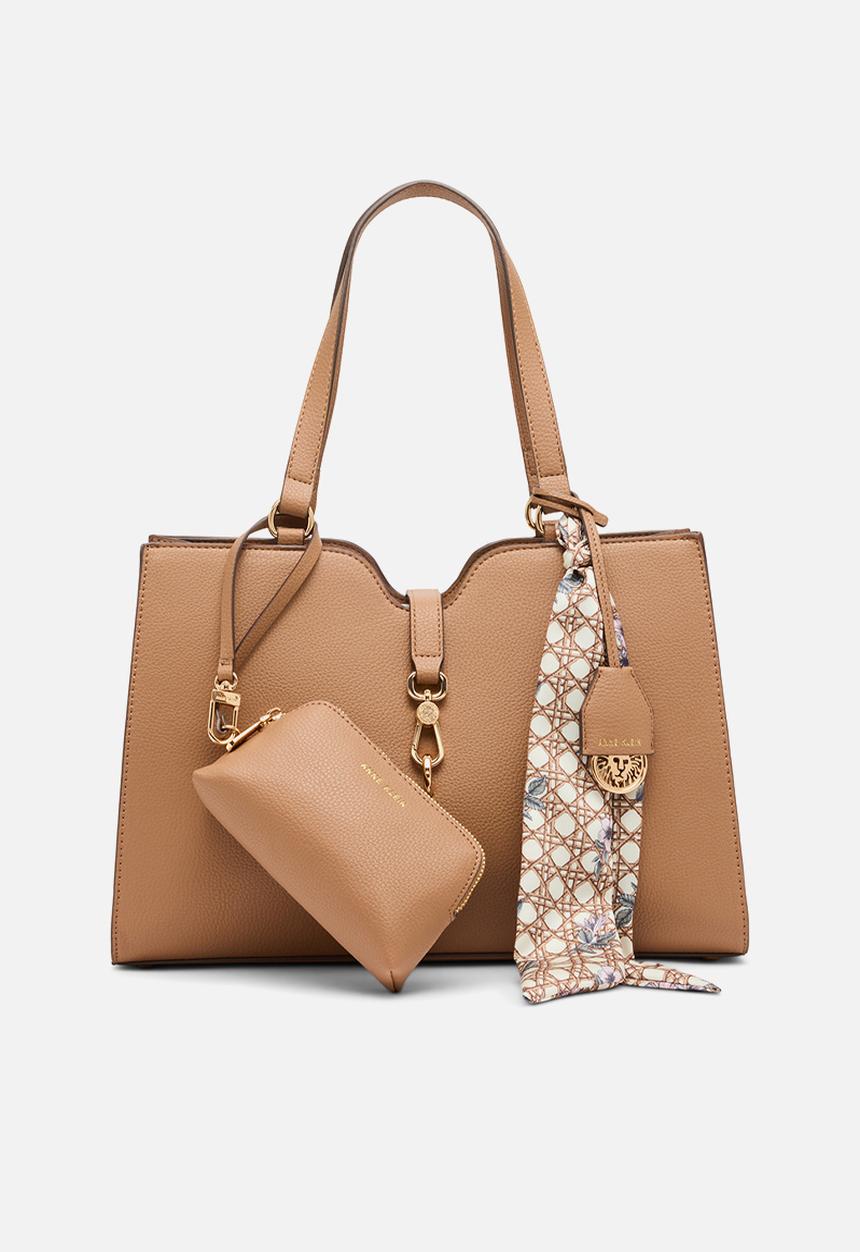 Anne Klein - Cambodia East West Tote Bag - Mocha