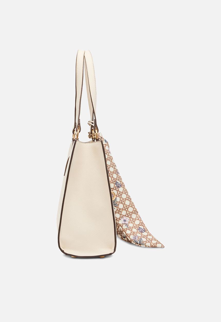 Anne Klein - Cambodia East West Tote Bag - Pearl White