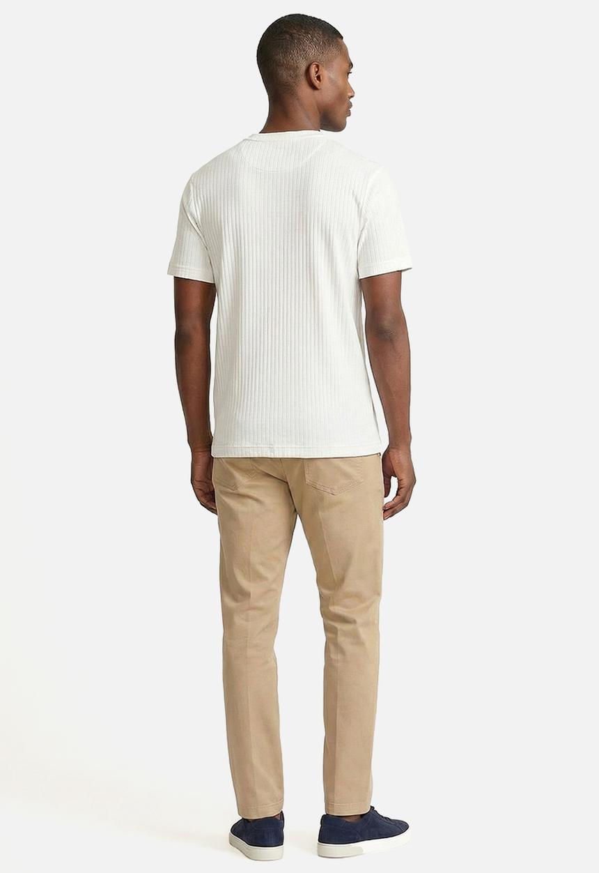 POLO - Khethiwe Sport Short Sleeve Rib Tee - White