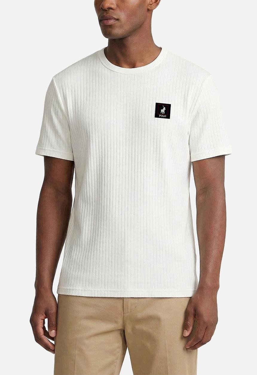 POLO - Khethiwe Sport Short Sleeve Rib Tee - White