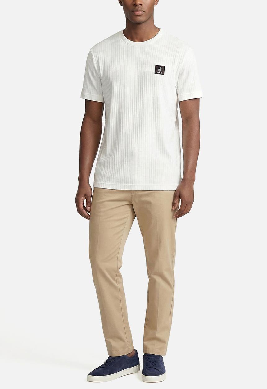 POLO - Khethiwe Sport Short Sleeve Rib Tee - White