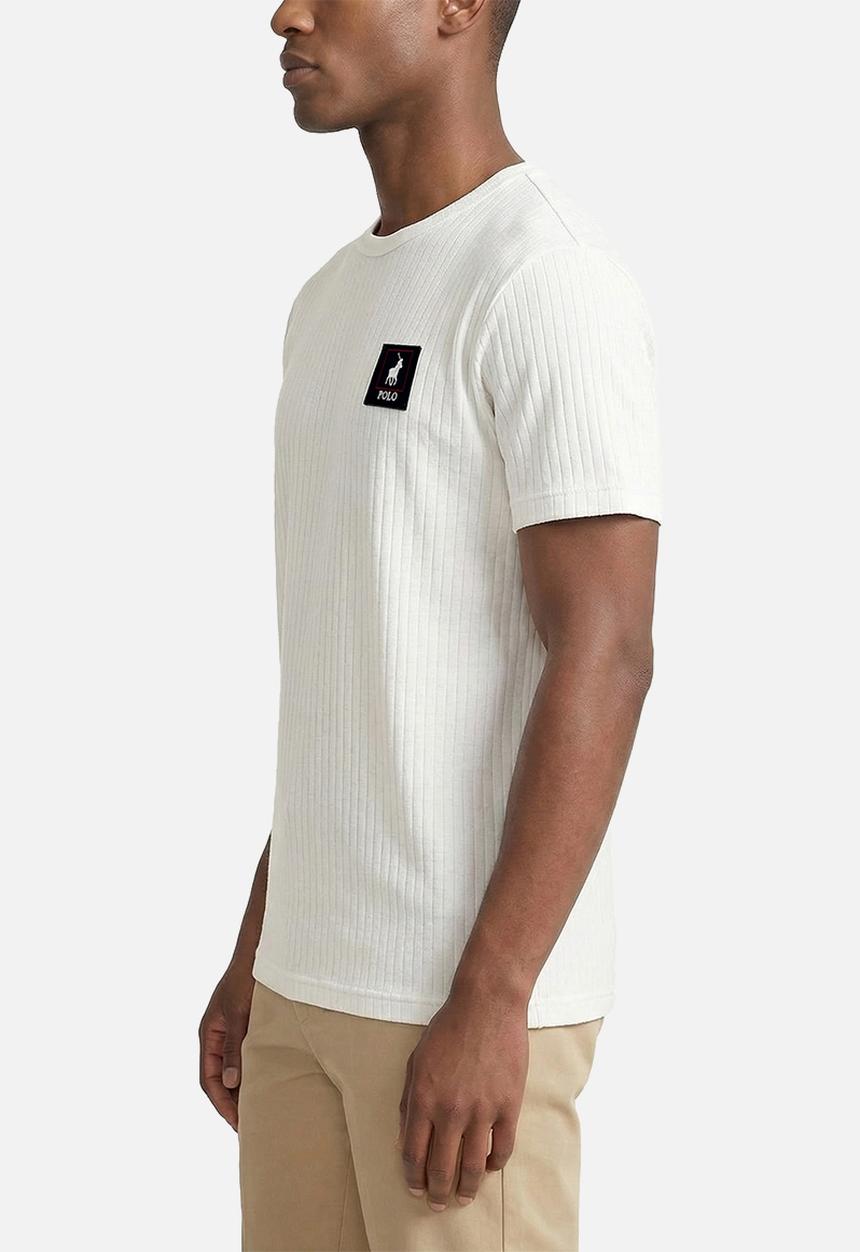 POLO - Khethiwe Sport Short Sleeve Rib Tee - White