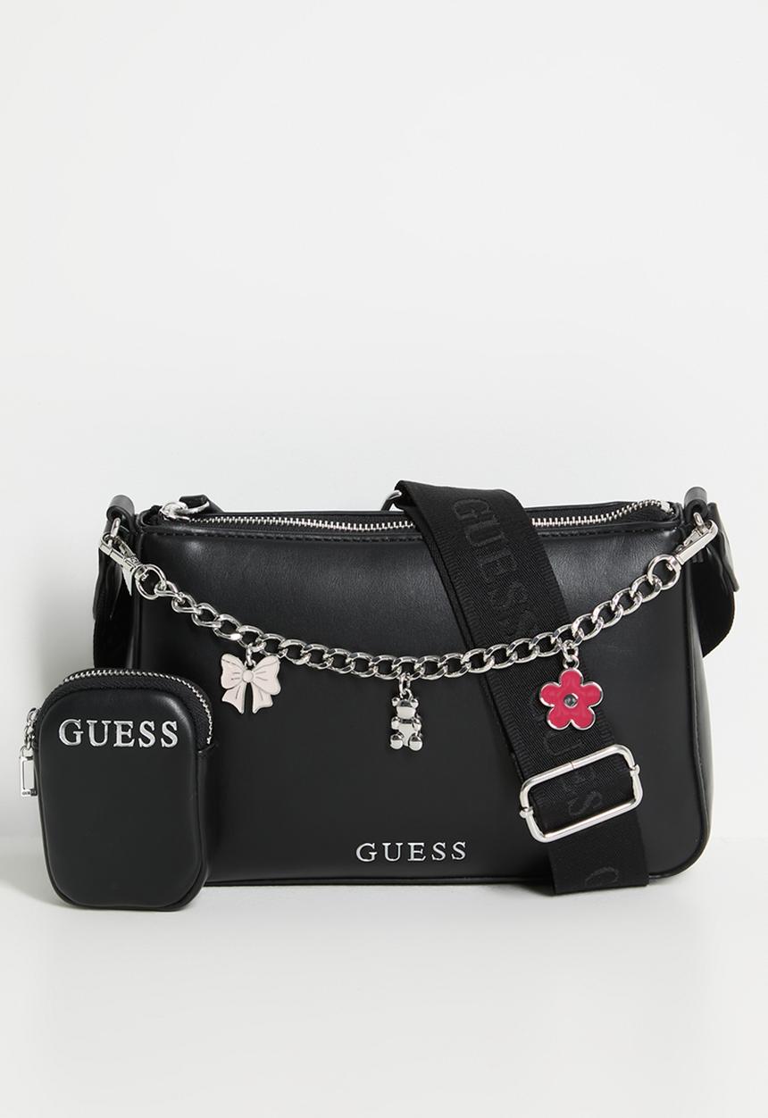 Fiora mini top zip bag- black
