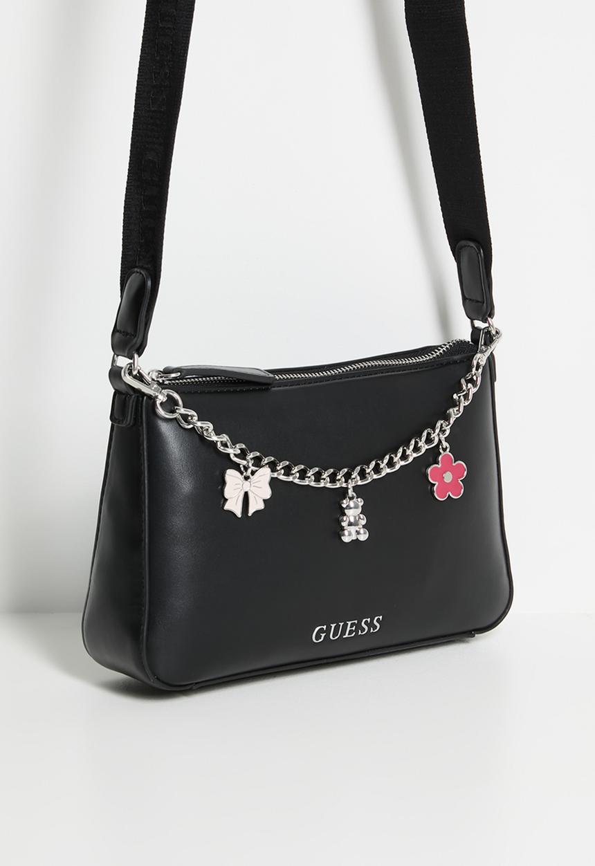 Fiora mini top zip bag- black