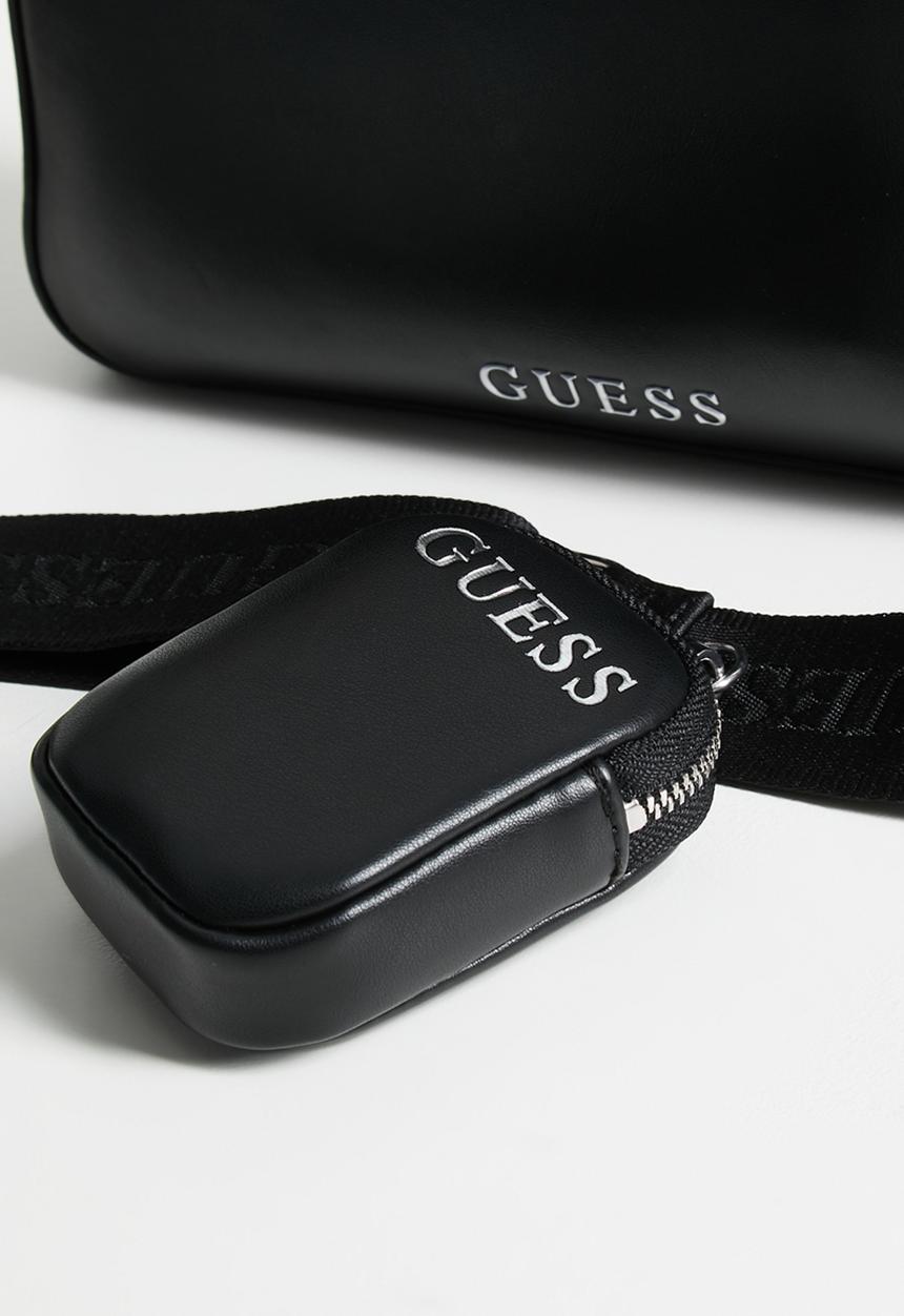 GUESS - Fiora mini top zip bag- black