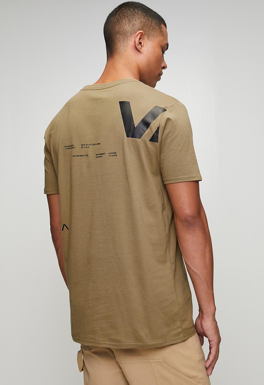 RVCA - Va Divided Short Sleeve - Covert Green