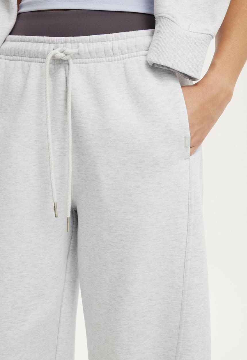 Cotton On - Plush Adjustable Balloon Sweatpant - Cloudy Grey Marle