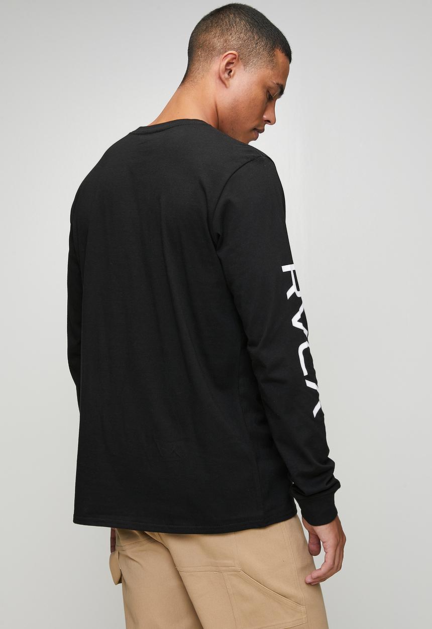 RVCA - Big Rvca Long Sleeve Tee - Black