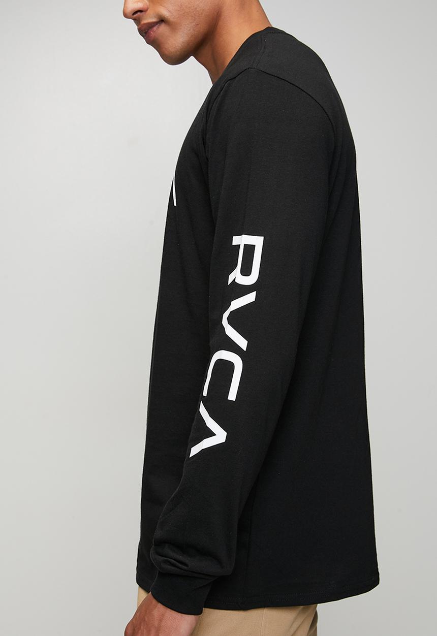 RVCA - Big Rvca Long Sleeve Tee - Black