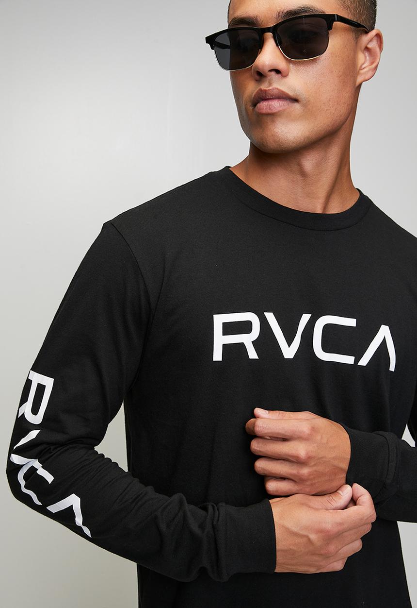 RVCA - Big Rvca Long Sleeve Tee - Black