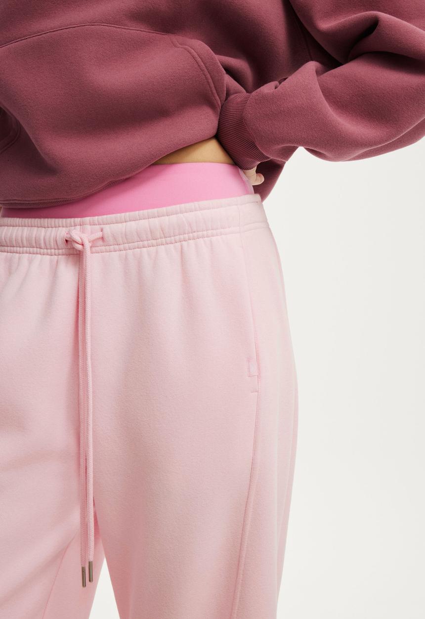 Cotton On - Plush Adjustable Balloon Sweatpant - Cherry Dream