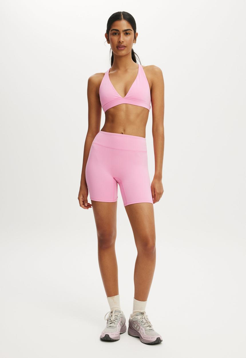 Cotton On - Ultra Soft Contour Bike Short - Sea Pink