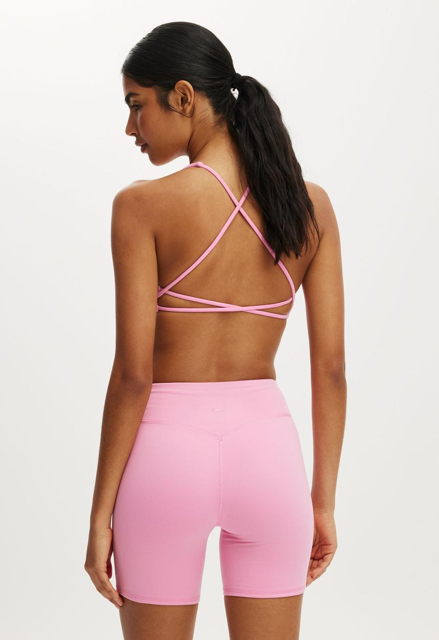 Cotton On - Ultra Soft Contour Bike Short - Sea Pink