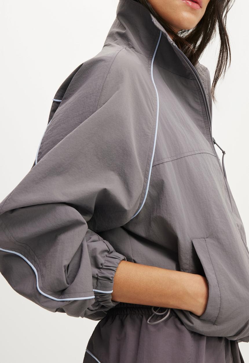 Cotton On - Offside Windbreaker - Violet Grey