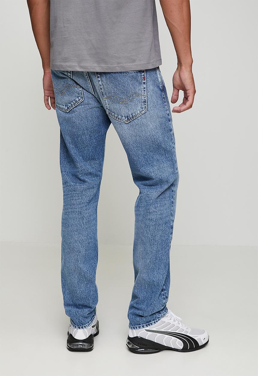 Replay - 12 Oz Cotton Denim Jean - Denim Blue 