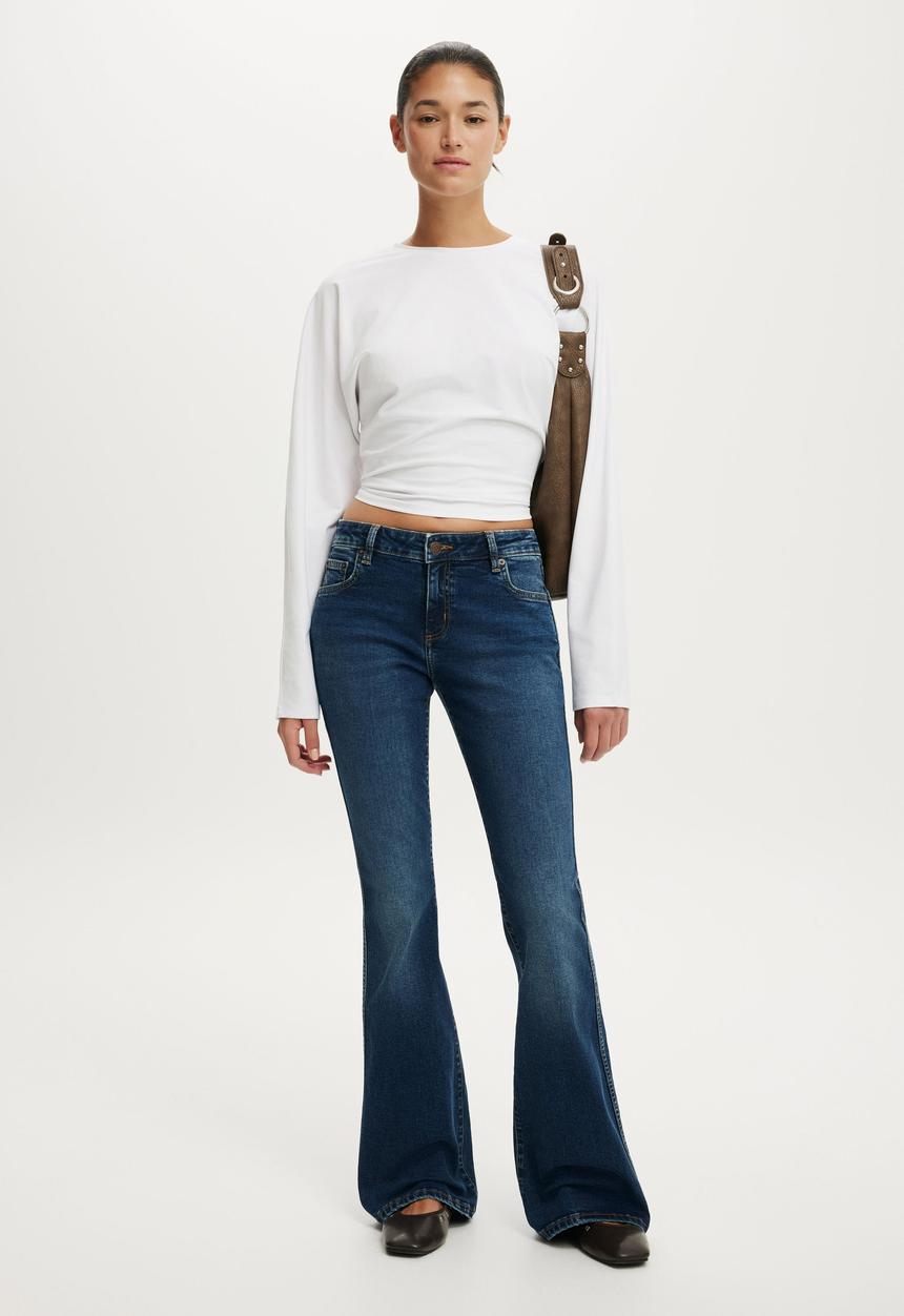 Cotton On - Blair Batwing Long Sleeve - White