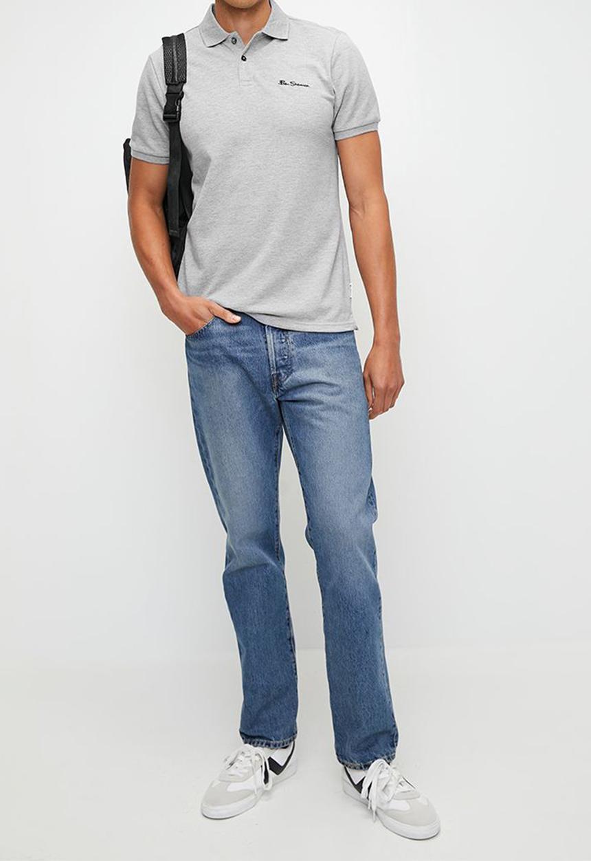 Ben Sherman - Ben Polo Short Sleeve - Grey melange