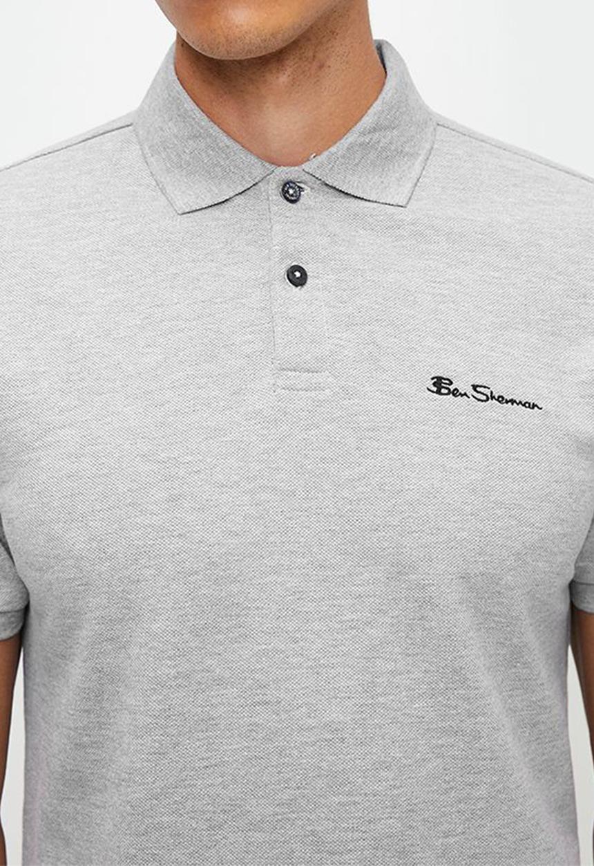 Ben Sherman - Ben Polo Short Sleeve - Grey melange