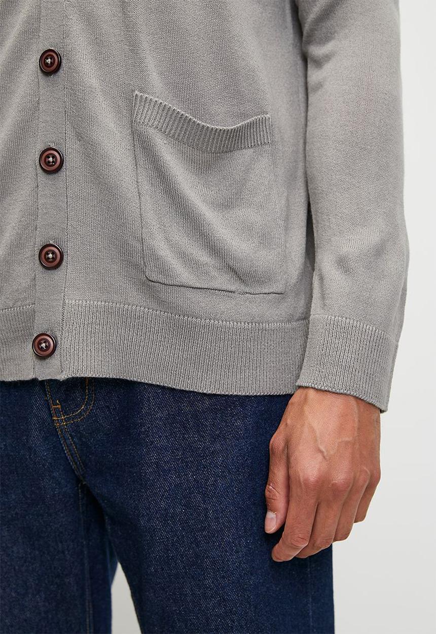 Brave Soul - Knitwear - Solid Grey