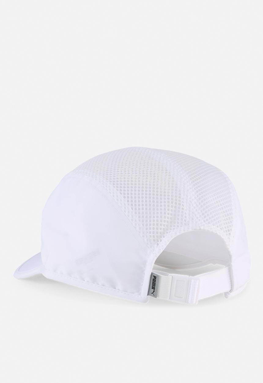 PUMA - Short Visor Mesh 5 Panel Cap - Puma White